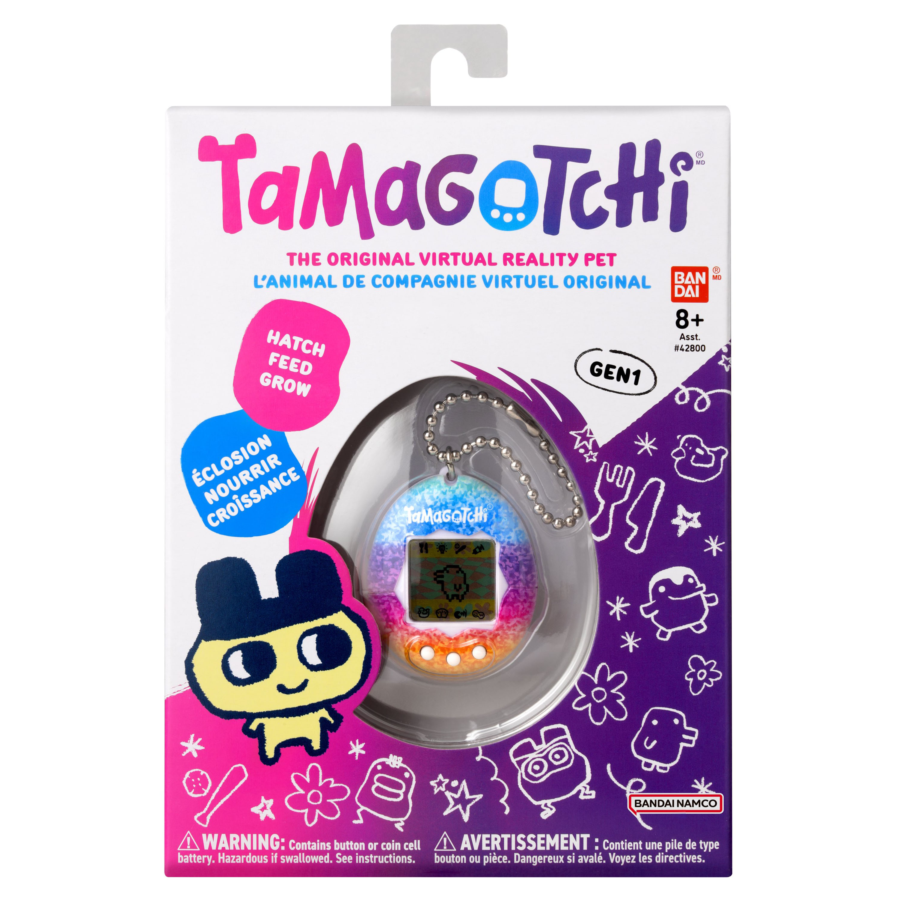 Original Tamagotchi - Rainbow (Updated Logo)