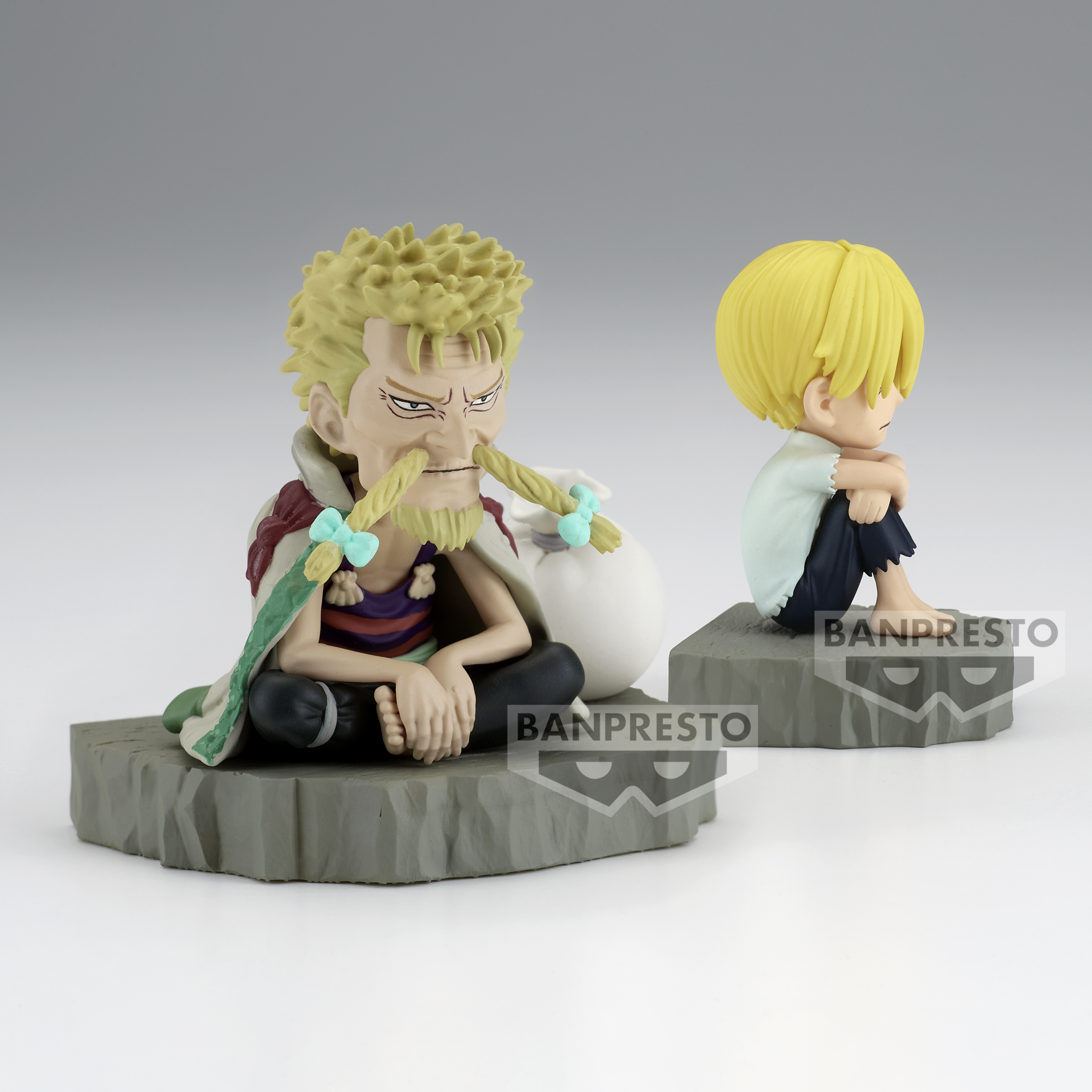 ONE PIECE WORLD COLLECTABLE FIGURE LOG STORIES-SANJI & ZEFF