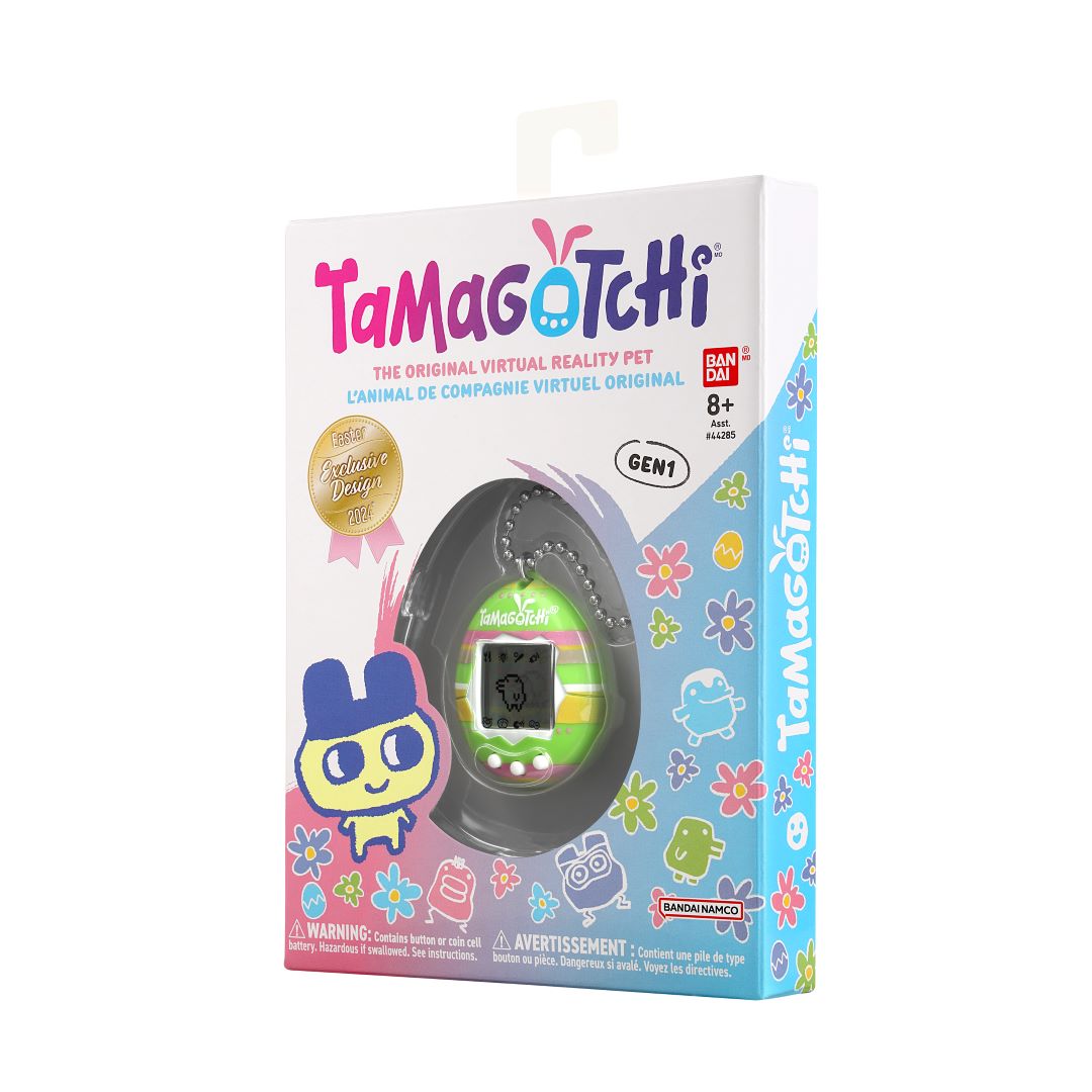 Original Tamagotchi - Easter Green Stripes