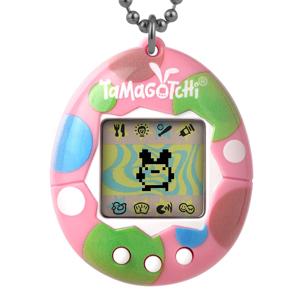 Original Tamagotchi - Easter Pink Dots