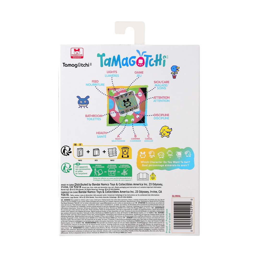 Original Tamagotchi - Easter Blue Stripes