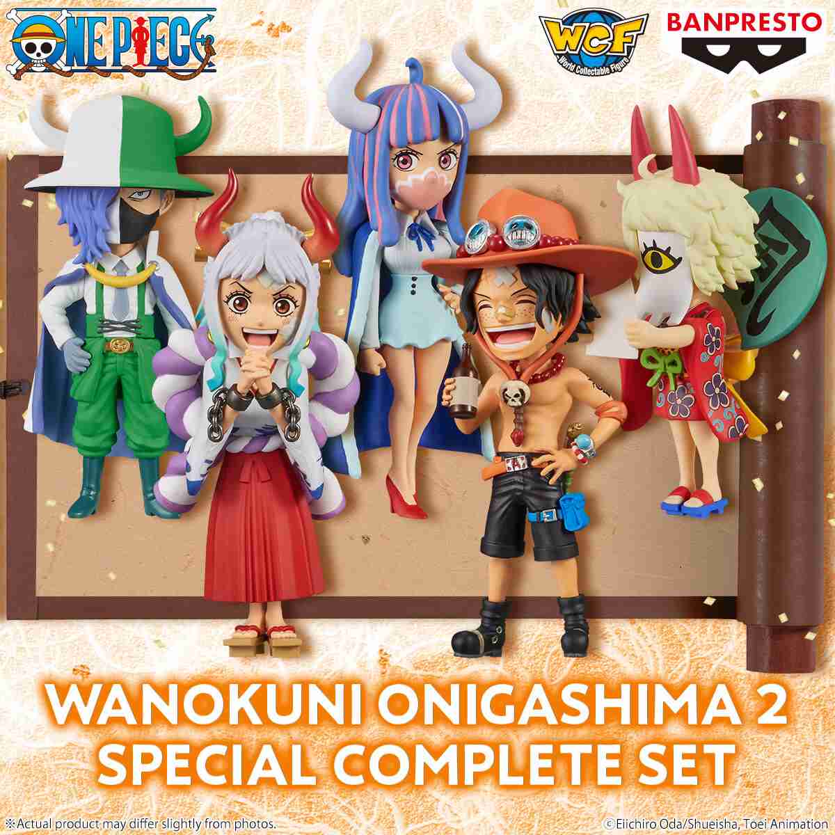 ONE PIECE WORLD COLLECTABLE FIGURE -WANOKUNI ONIGASHIMA 2- SPECIAL COMPLETE  SET