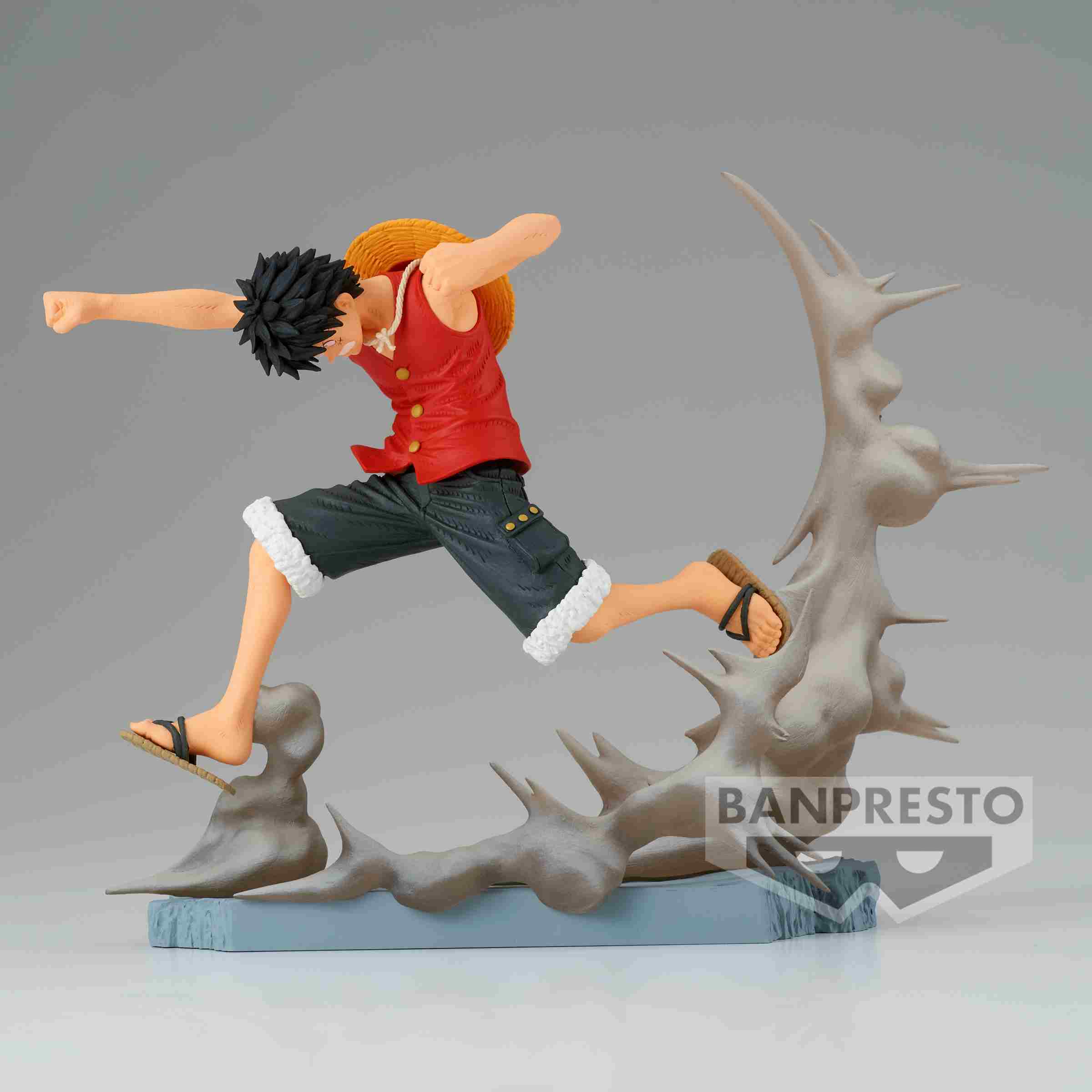 Banpresto One Piece 7.1-Inch Monkey D Luffy Sculpture, King of Artist