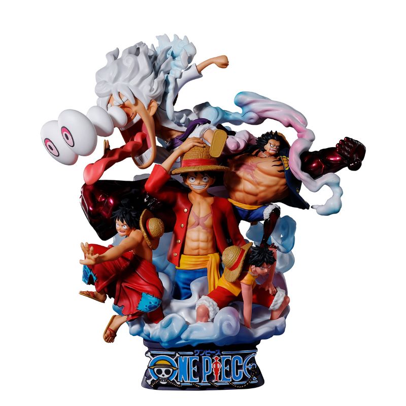 Petitrama DX Monkey D. Luffy Figure One Piece Collectible By Megahouse