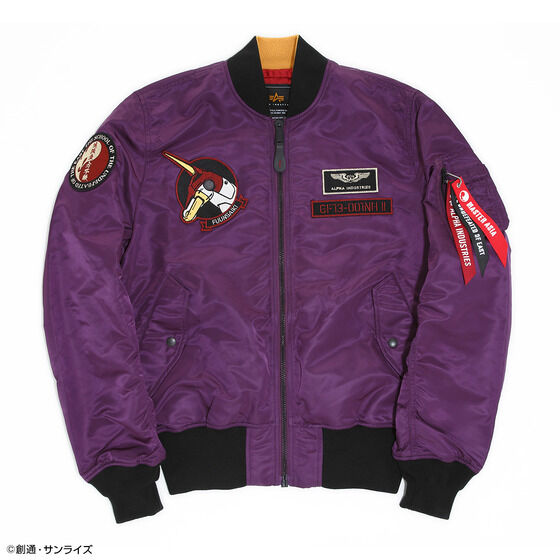 STRICT-G x ALPHA Mobile Fighter G Gundam Undefeated of the East Light MA-1  Jacket