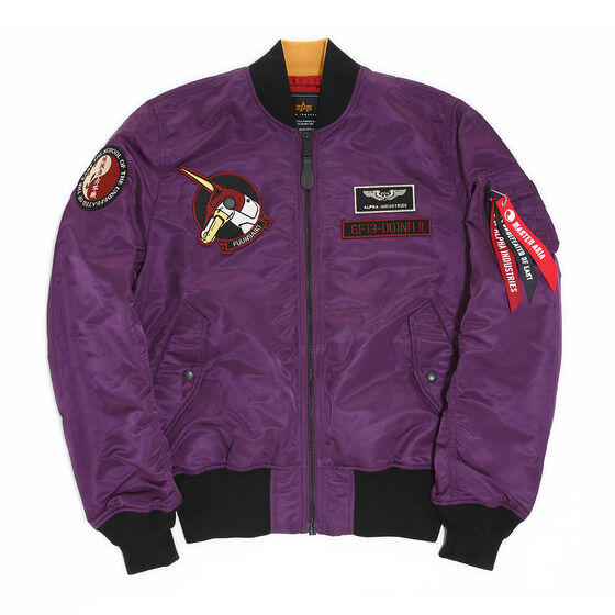 STRICT-G x ALPHA Mobile Fighter G Gundam Undefeated of the East Light MA-1 Jacket XL