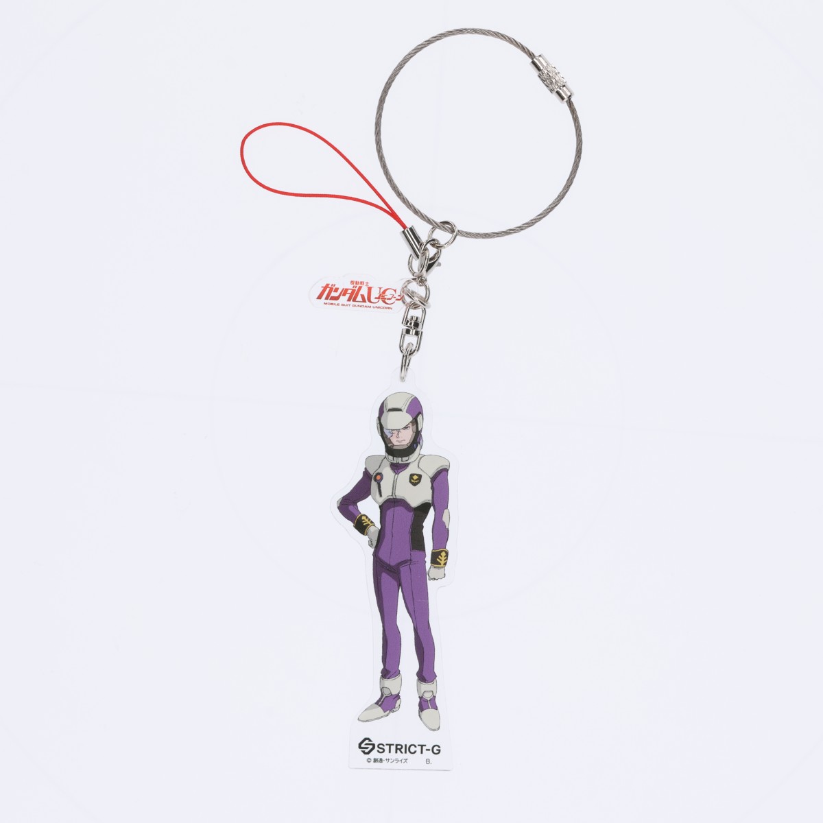 STRICT-G Mobile Suit Gundam Unicorn Acrylic Keychain ANGELO SAUPER