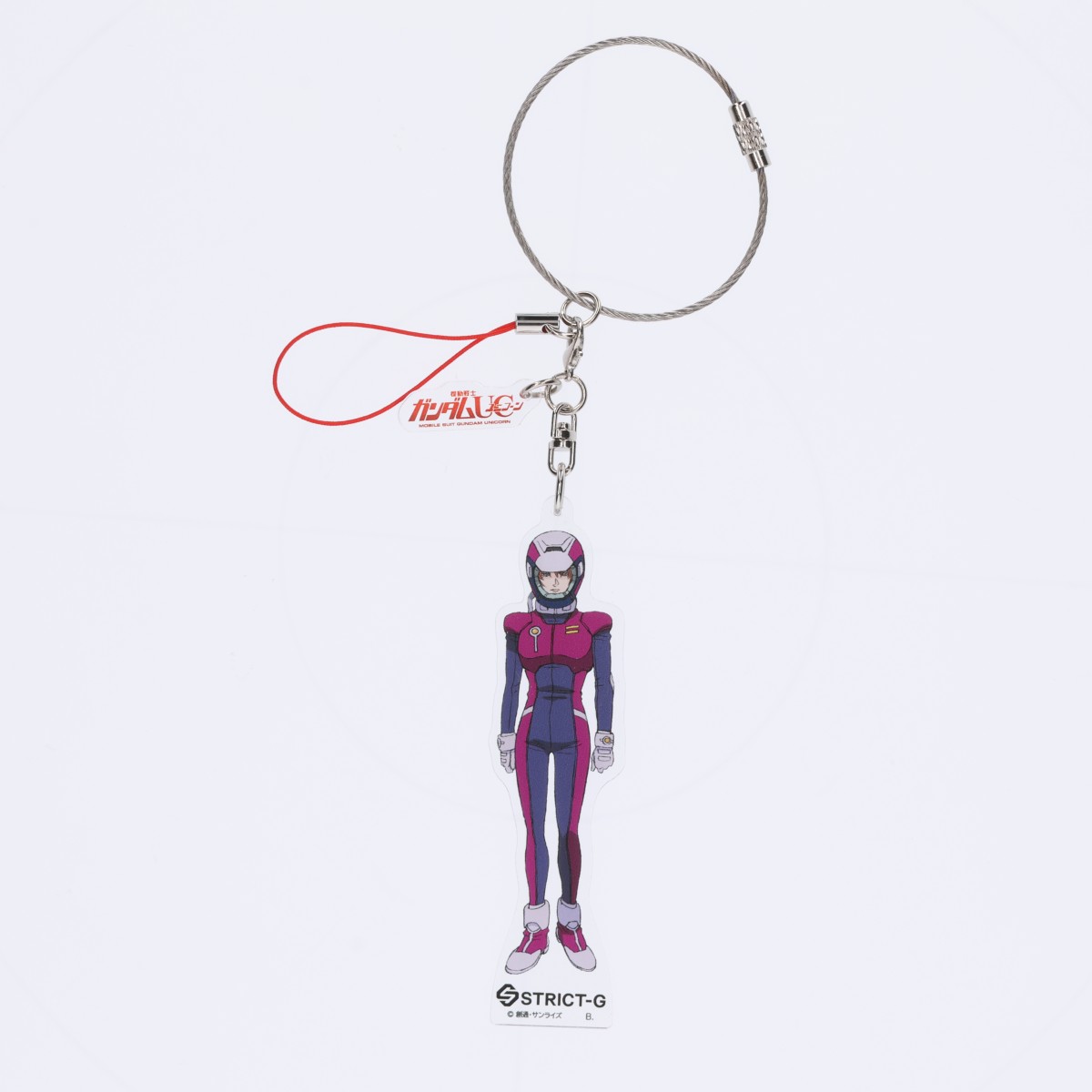 STRICT-G Mobile Suit Gundam Unicorn Acrylic Keychain MARIDA CRUZ