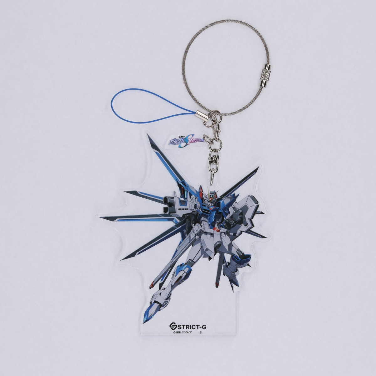 STRICT-G Mobile Suit Gundam SEED FREEDOM Acrylic Keychain RISING FREEDOM GUNDAM