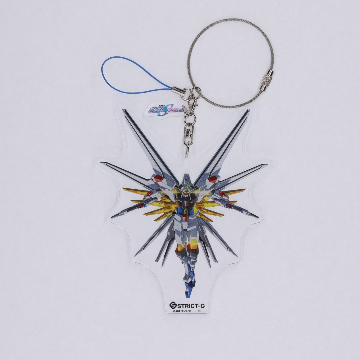 STRICT-G Mobile Suit Gundam SEED FREEDOM Acrylic Keychain MIGHTY STRIKE FREEDOM GUNDAM