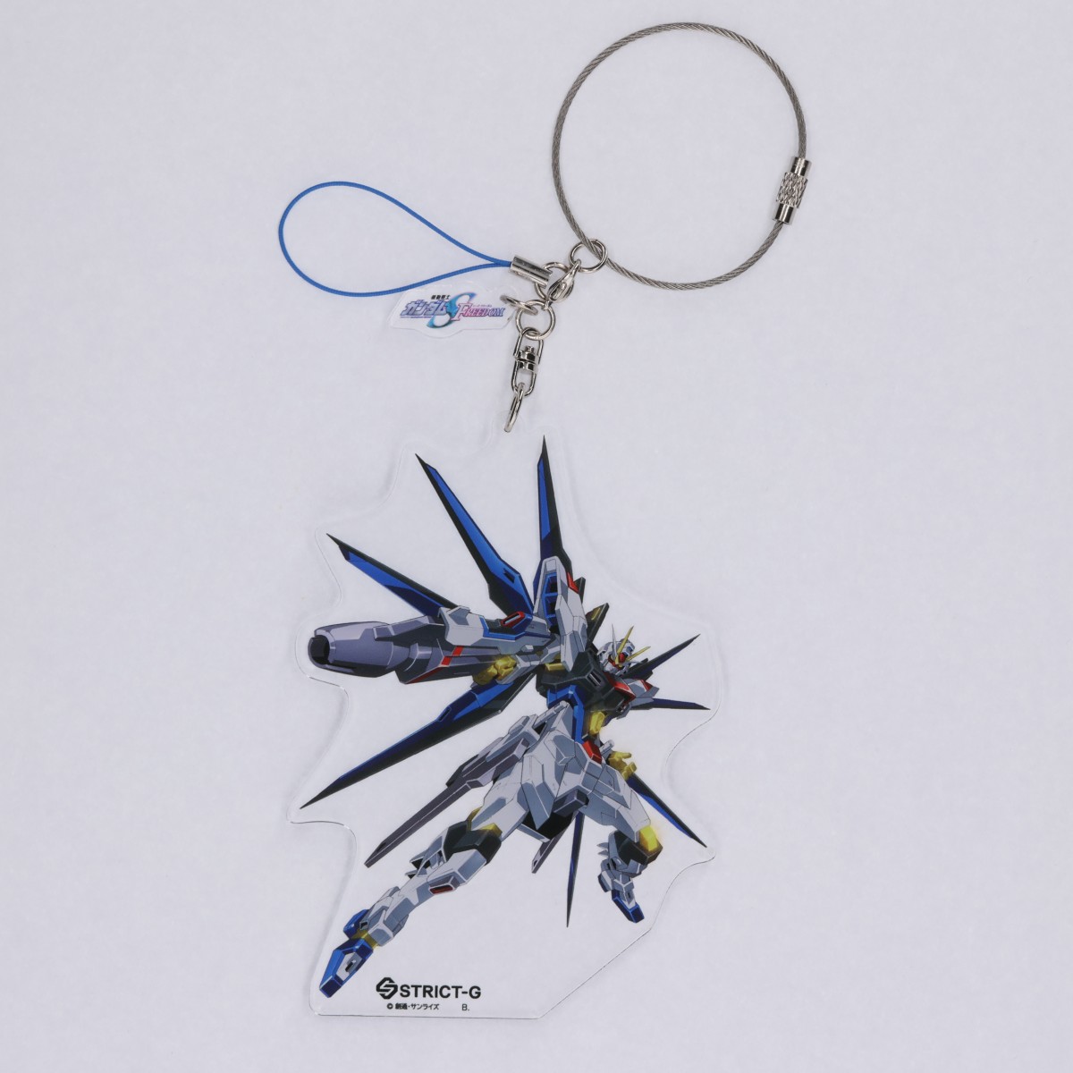 STRICT-G Mobile Suit Gundam SEED FREEDOM Acrylic Keychain STRIKE FREEDOM GUNDAM TYPE II