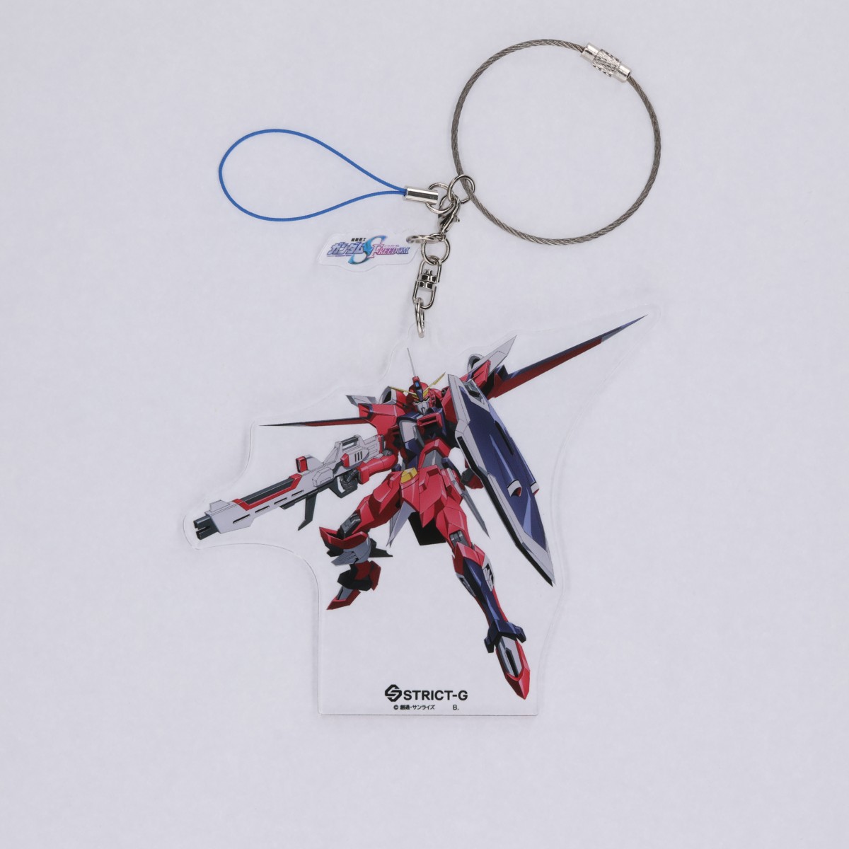 STRICT-G Mobile Suit Gundam SEED FREEDOM Acrylic Keychain IMMORTAL JUSTICE GUNDAM