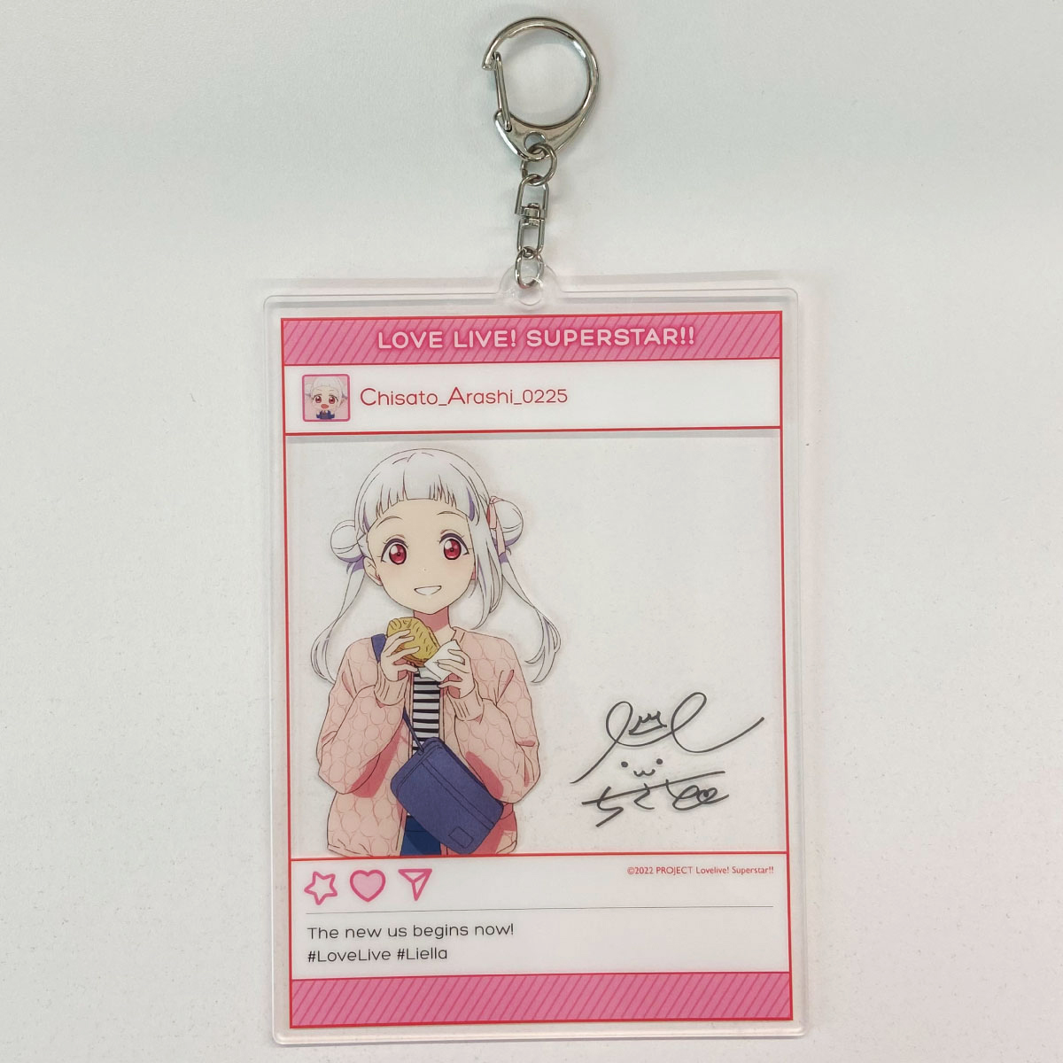 Love Live! Superstar!! Chisato Arashi Acrylic photoframe style keychain & Icon patch September 2024 Delivery