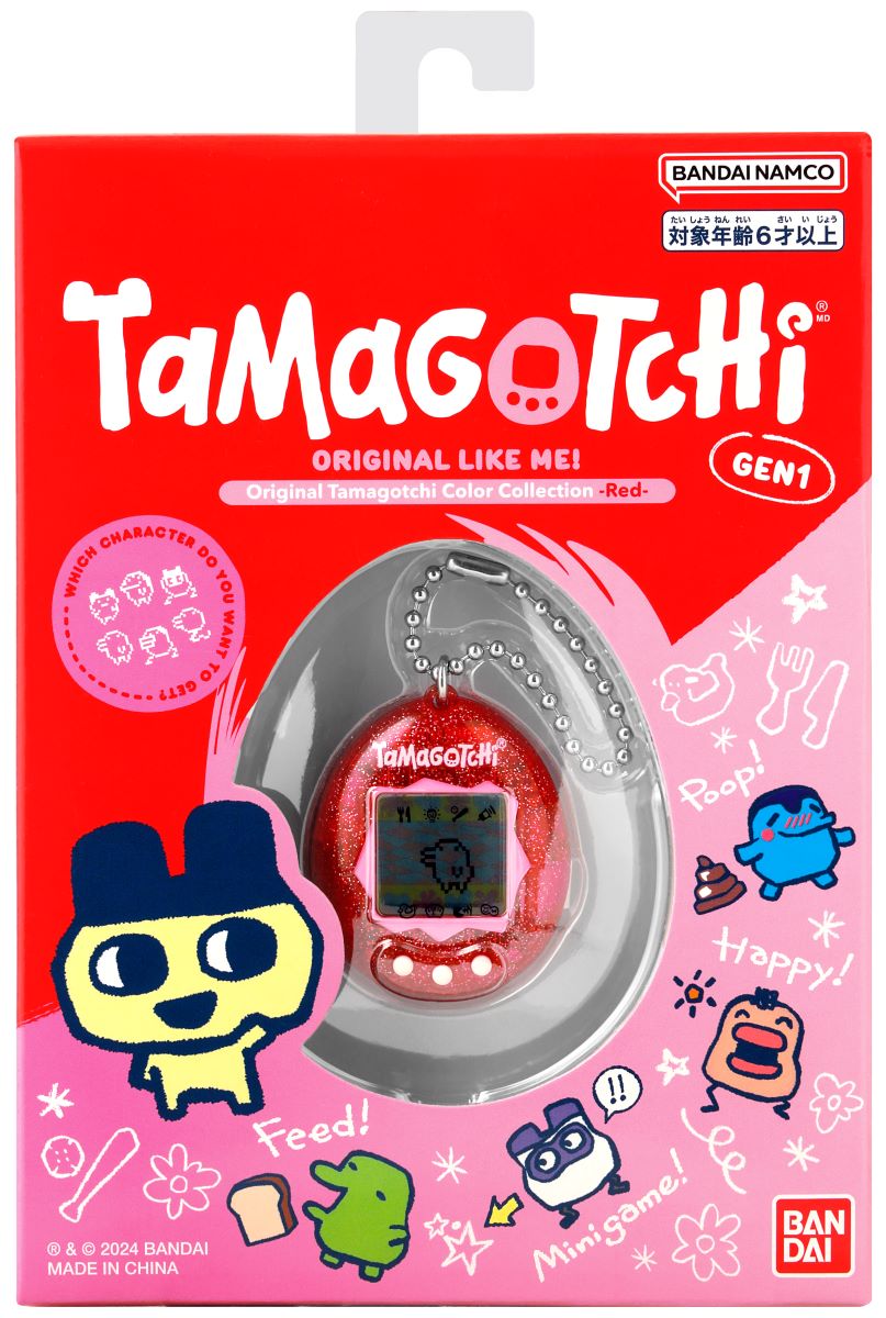 Tamagotchi Original Color Collection - Red | PREMIUM BANDAI USA Online ...