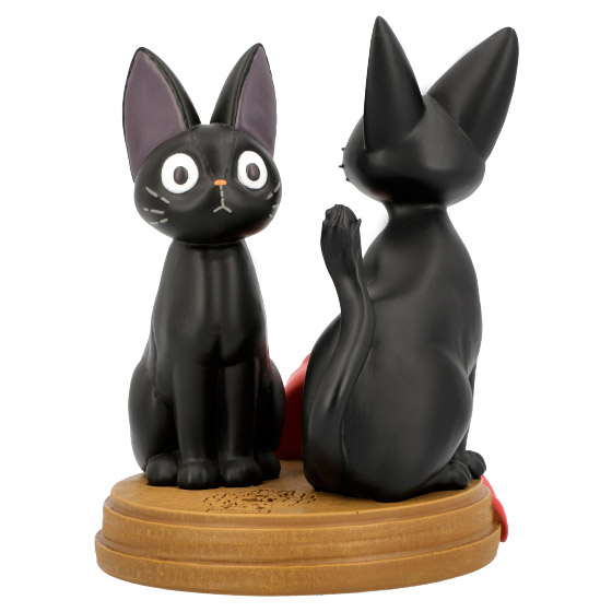 Jiji and Stuffed Plush Jiji Statue Desk Clock Kiki's Delivery Service ...