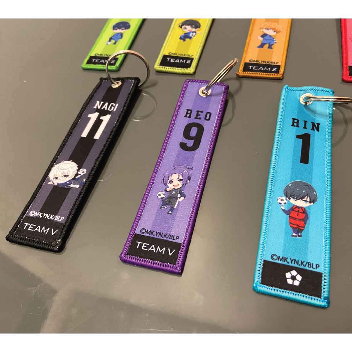 BLUE LOCK Flight tag keychain 7 styles set (Isagi, Bachira