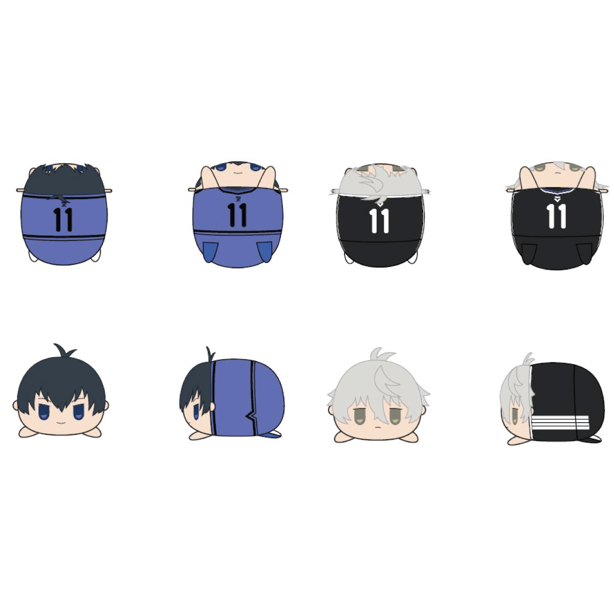 BLUE LOCK Mochibi plush set (Isagi and Nagi) February 2025 Delivery