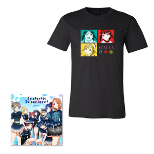 Love Live! Sunshine!! Unit T-Shirt AZALEA  with CD "Fantastic Departure!" [May 2021 Delivery]