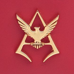 Mobile Suit Gundam Char Aznable Golden Emblem Key Case