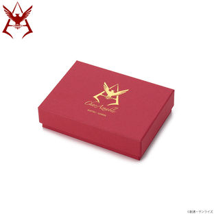 Mobile Suit Gundam Char Aznable Golden Emblem Business Card Case