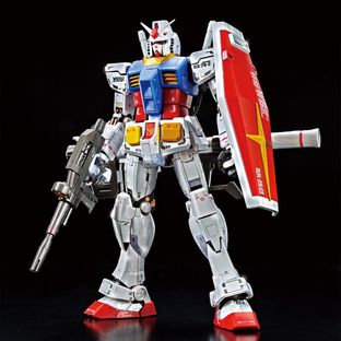 MG 1/100 THE GUNDAM BASE LIMITED RX-78-2 GUNDAM Ver.3.0 [TITANIUM FINISH] 