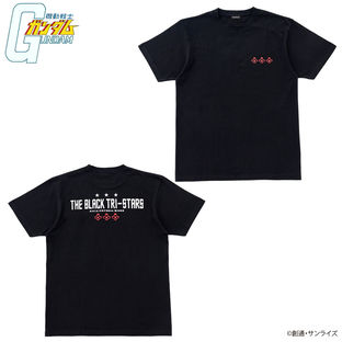 Mobile Suit Gundam Black Tri-Stars T-shirt