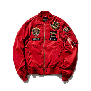 STRICT-G x ALPHA Light MA-1 Bomber Jacket - Mobile Suit Gundam Johnny ...