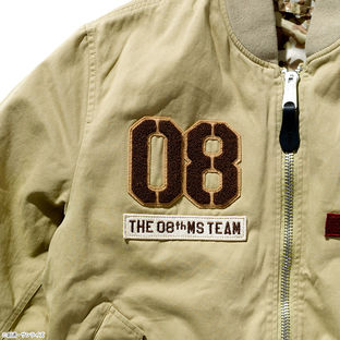 STRICT-G x ALPHA Light MA-1 Bomber Jacket - Mobile Suit Gundam: The 08th MS Team 08th Team Version