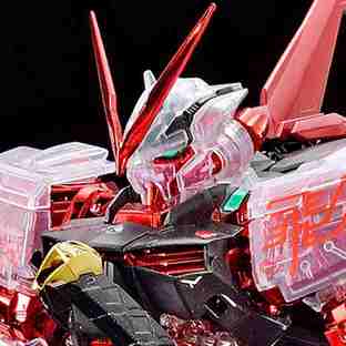 MG 1/100 THE GUNDAM BASE LIMITED GUNDAM ASTRAY RED FRAME FLIGHT UNIT Plating Frame/Color Clear