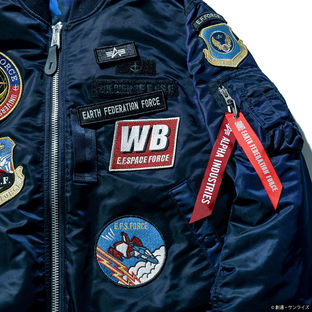 STRICT-G x ALPHA Mobile Suit Gundam White Base MA-1 Jacket STRICT-G x ALPHA Mobile Suit Gundam White Base MA-1 Jacket