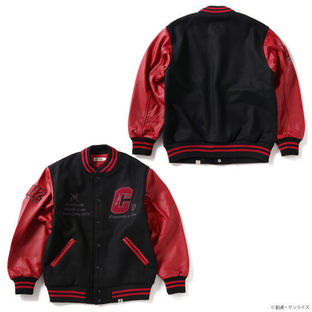 STRICT-G.FAB Mobile Suit Gundam Red Comet Varsity Jacket | GUNDAM