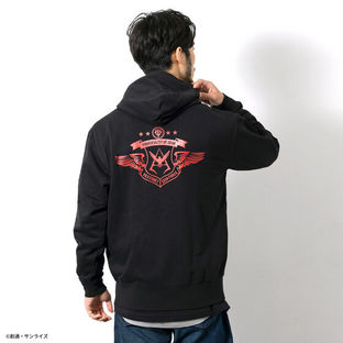 STRICT-G.ARMS Mobile Suit Gundam Red Comet Hoodie with Shoulder Patch
