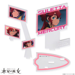 MOBILE SUIT GUNDAM THE WITCH FROM MERCURY MECHGURUMI ACRYLIC STAND, NEW