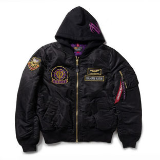 STRICT-G x ALPHA Mobile Suit Gundam ZZ Haman Karn MA-1 Natus Jacket