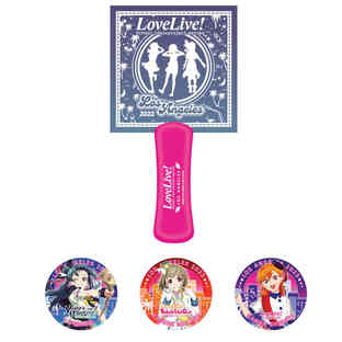 Love Live! series Anime Expo 2023 Acrylic plate light & Tin Button 3pcs set  March 2025 Delivery