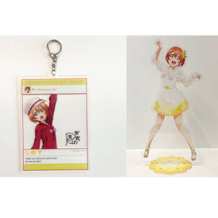 Love Live! School Idol Project Rin Hoshizora Acrylic photoframe style keychain & Acrylic stand  March 2025 Delivery