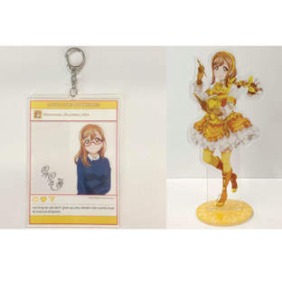 Love Live! Sunshine!! Hanamaru Kunikida Acrylic photoframe style keychain & Acrylic stand  March 2025 Delivery