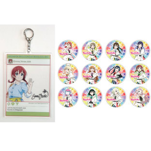 Love Live! Nijigasaki High School Idol Club Emma Verde Acrylic photoframe style keychain & Tin Button Vol. 5 (Set) [October 2023 Delivery]