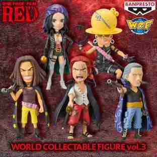 ONE PIECE FILM RED WORLD COLLECTABLE FIGUREvol.3 SPECIAL COMPLETE SET