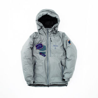 STRICT-G x NANGA Mobile Suit Gundam AURORA TEX Down Jacket WHITEBASE