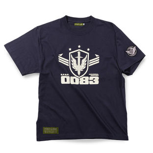 STRICT-G.ARMS Mobile Suit Gundam 0083: Stardust Memory T-shirt with Patch 0083 EMBLEM