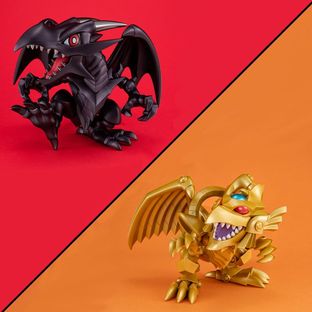 MEGATOON Yu-Gi-Oh! Duel Monsters Red Eyes Black Dragon & The Winged Dragon of Ra set with gift