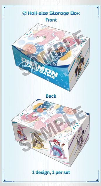 ②Half-size Storage Box DIGIMON CARD GAME Premium Heroines Set Ver. 2