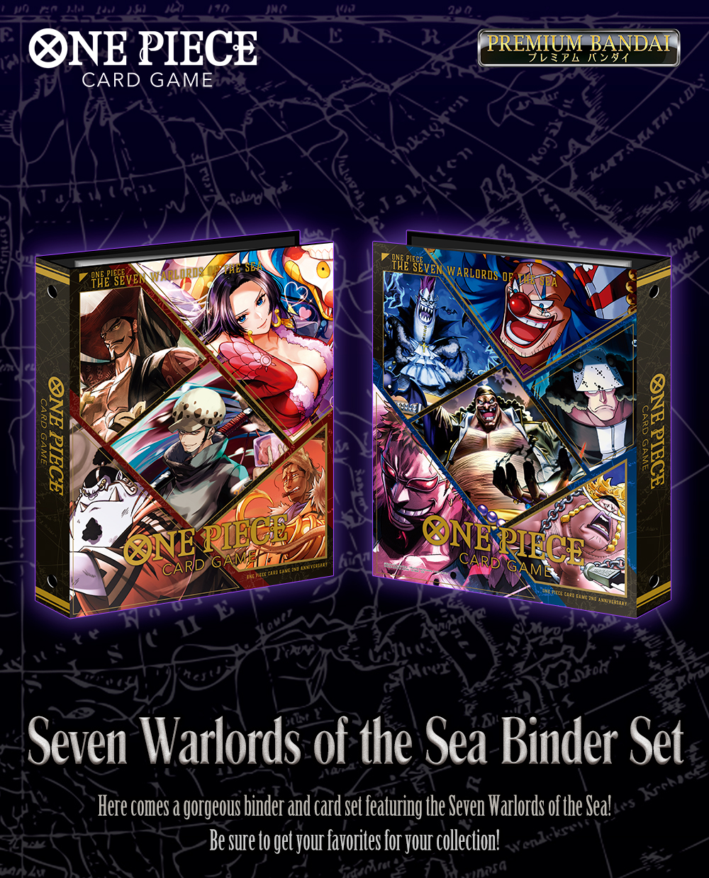 ONE PIECE CARD GAME Seven Warlords of the Sea Binder Set[February