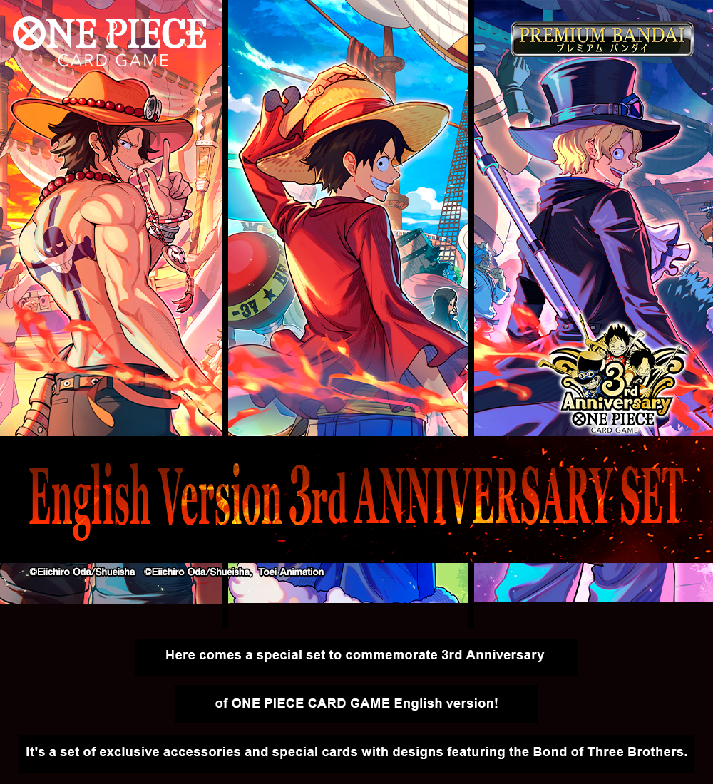 ONE PIECE カードゲーム 3rd ANNIVERSARY SET ONE PIECE CARD GAME English Version 3rd Anniversary Set | ONE