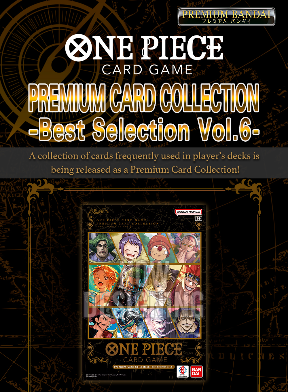 ONE PIECE CARD GAME Premium Card Collection -Best Selection Vol.6