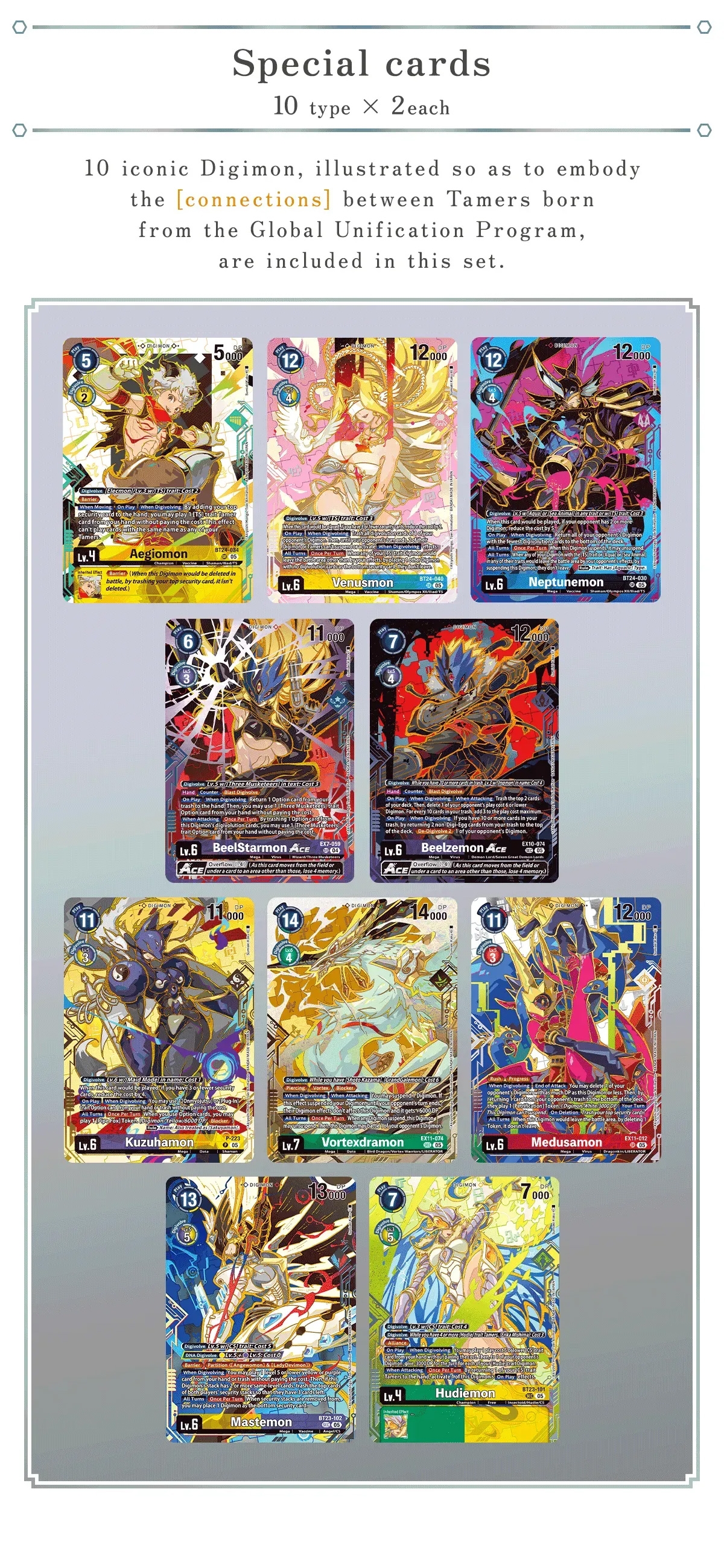 DIGIMON CARD GAME TAMER'S EVOLUTION CARD SET -NEXUS OF DIGIMON