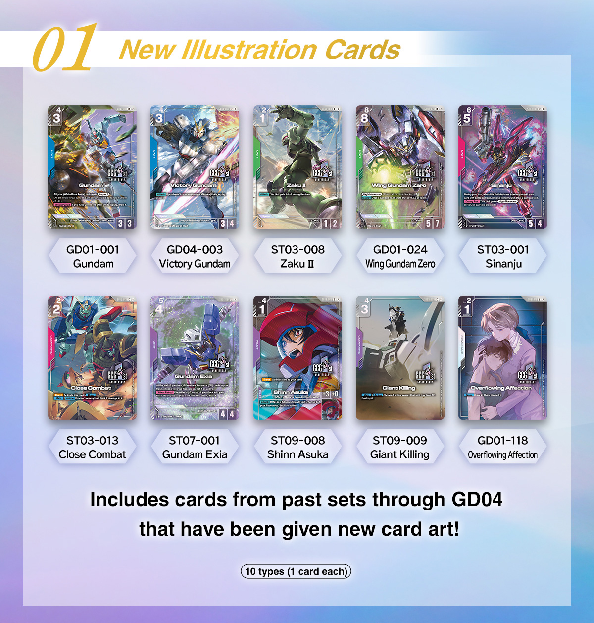 GUNDAM CARD GAME 1st Anniversary Set | GUNDAM | PREMIUM BANDAI USA