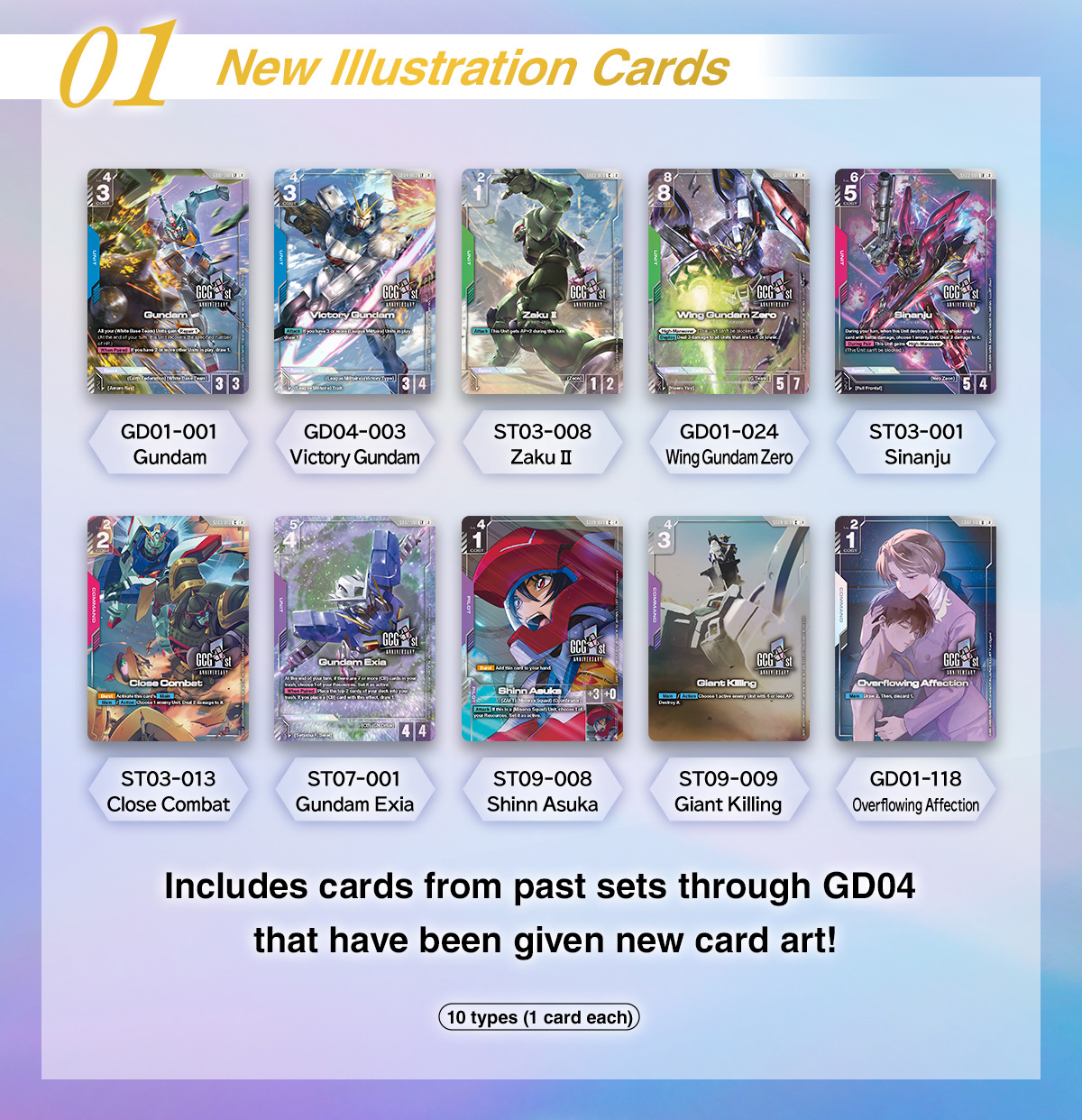 GUNDAM CARD GAME 1st Anniversary Set [April 2027 Delivery