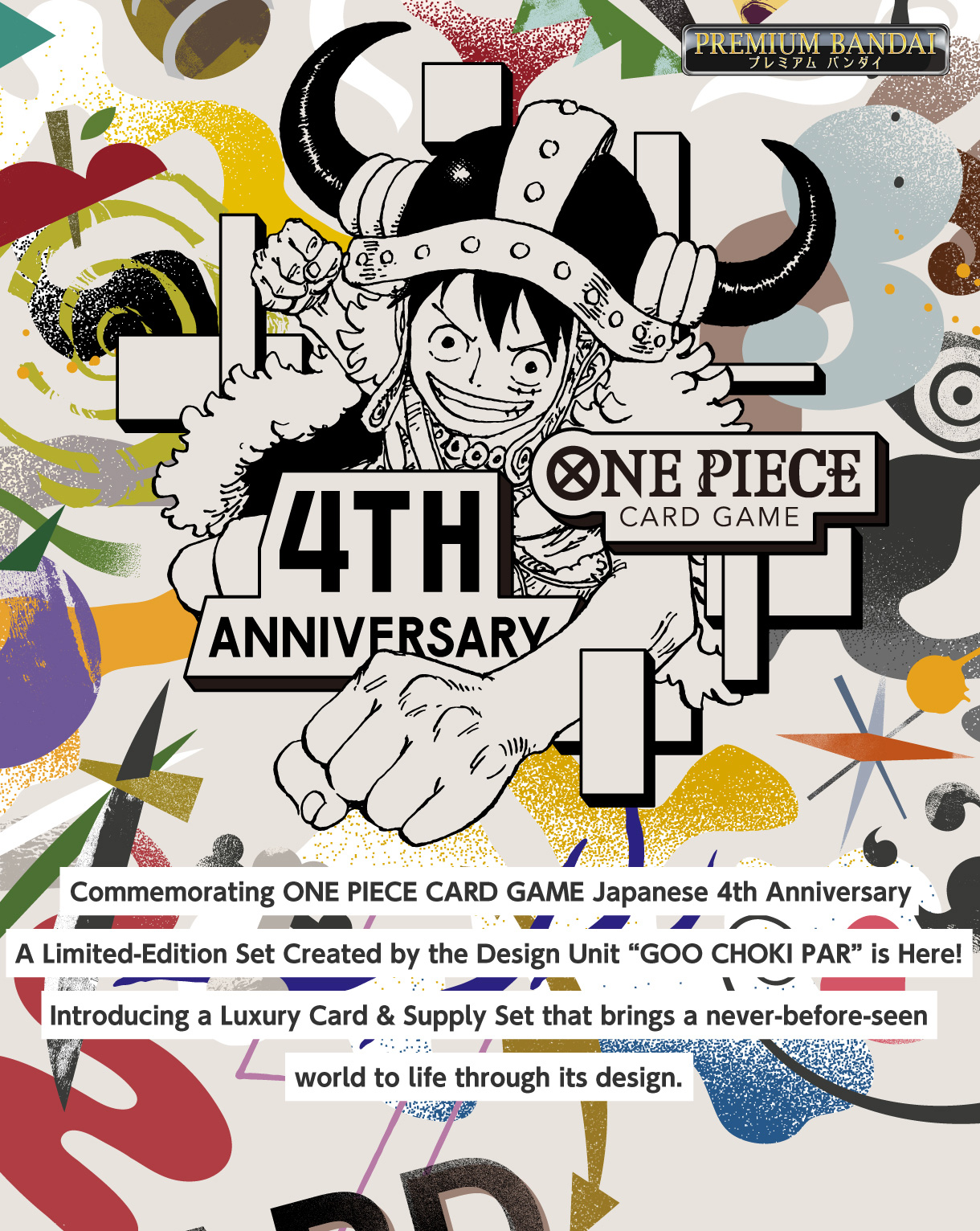 ONE PIECE CARD GAME Japanese 4th Anniversary Set | ONE PIECE